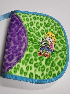 Vintage Lizzie McGuire Fuzzy CD Case Disney Channel Cartoon Collectible 2000s